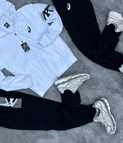 Chandal Asics *reflectante* blanco