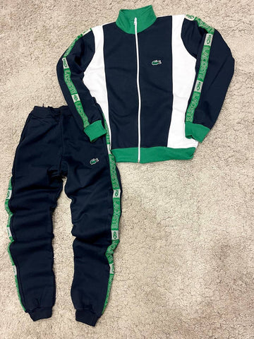 Chándal lacoste (Negro/Azul) "Baja calidad"