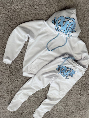 Chandal Syna blanco azul (Baja Calidad)