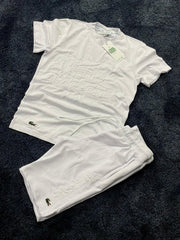 Conjunto Lacoste blanco