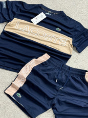 Conjunto Lacoste dorado