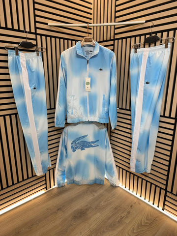 Chándal lacoste azul/blanco