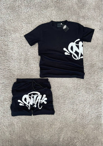 Conjunto SYNA negro/blanco verano